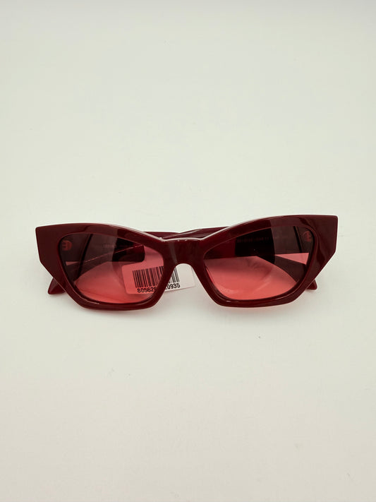 Sunglasses Luxury Designer By Versace In Red