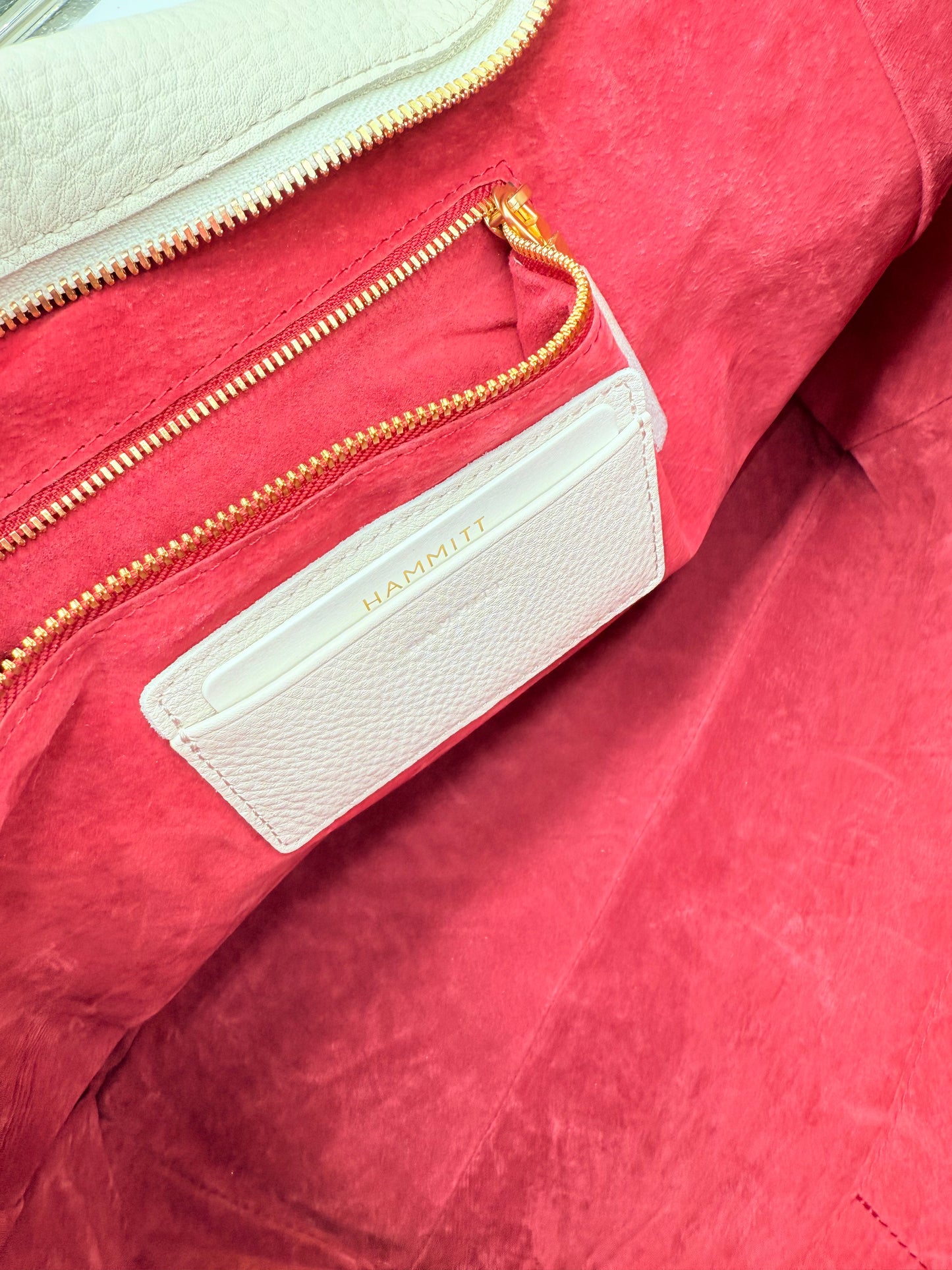 Handbag Leather By Hammitt, Size: Large