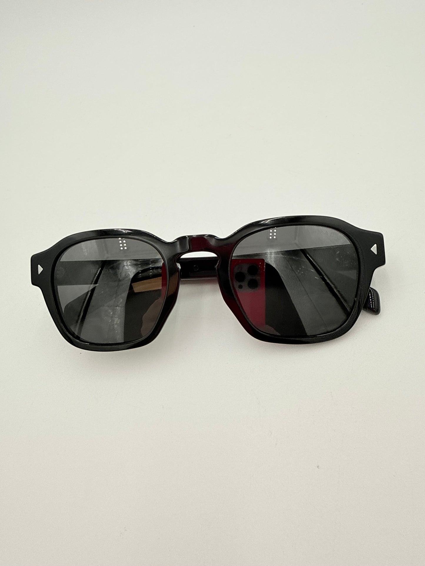 Sunglasses Luxury Designer By Prada In Black & Silver