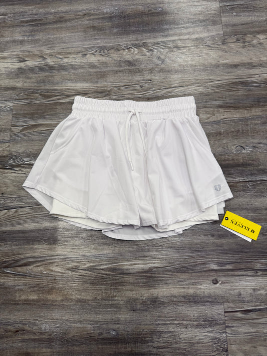 Athletic Skort By Eleven In White, Size: S
