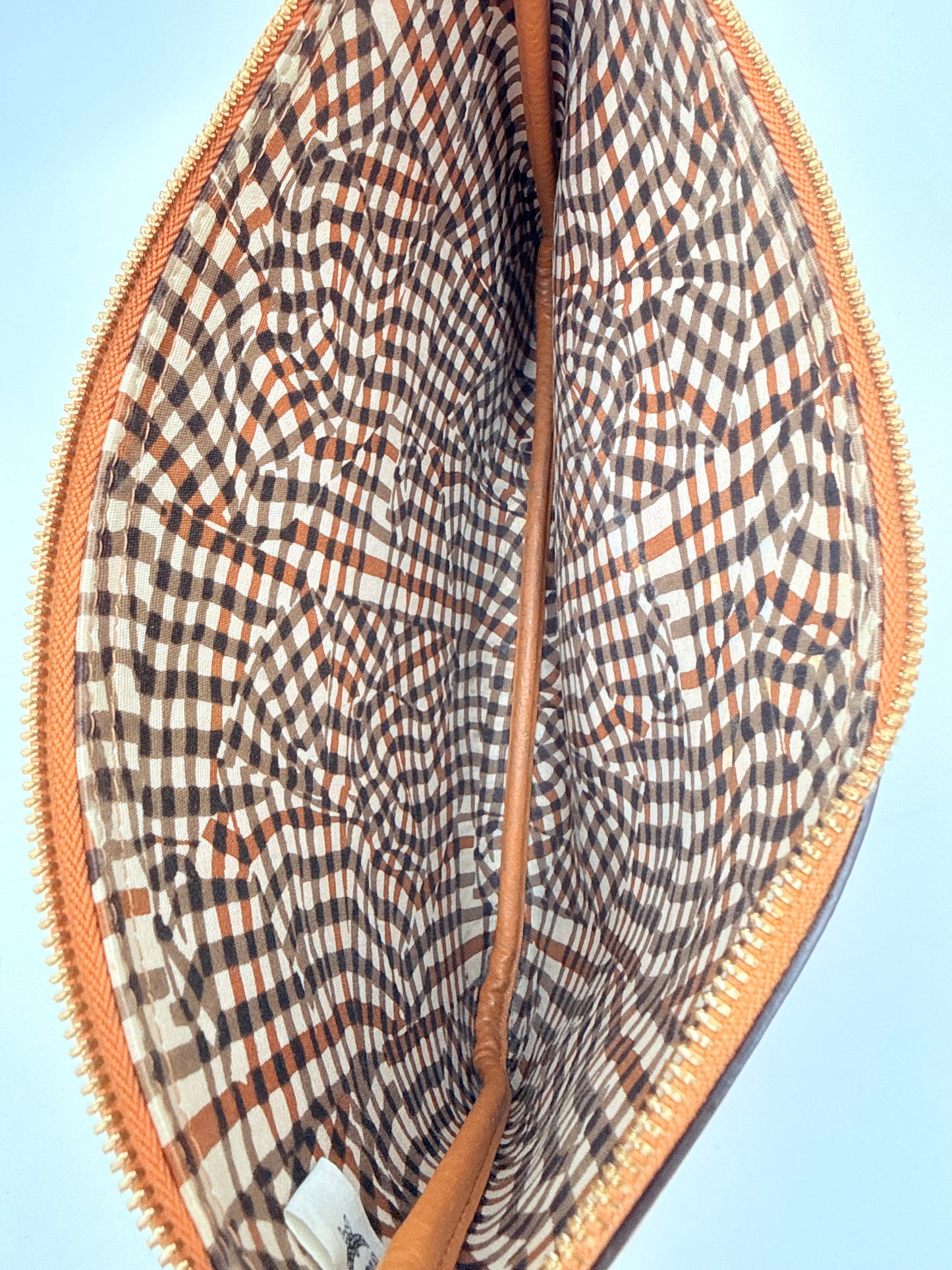 Wristlet Luxury Designer By Mcm In Brown, Size:Medium