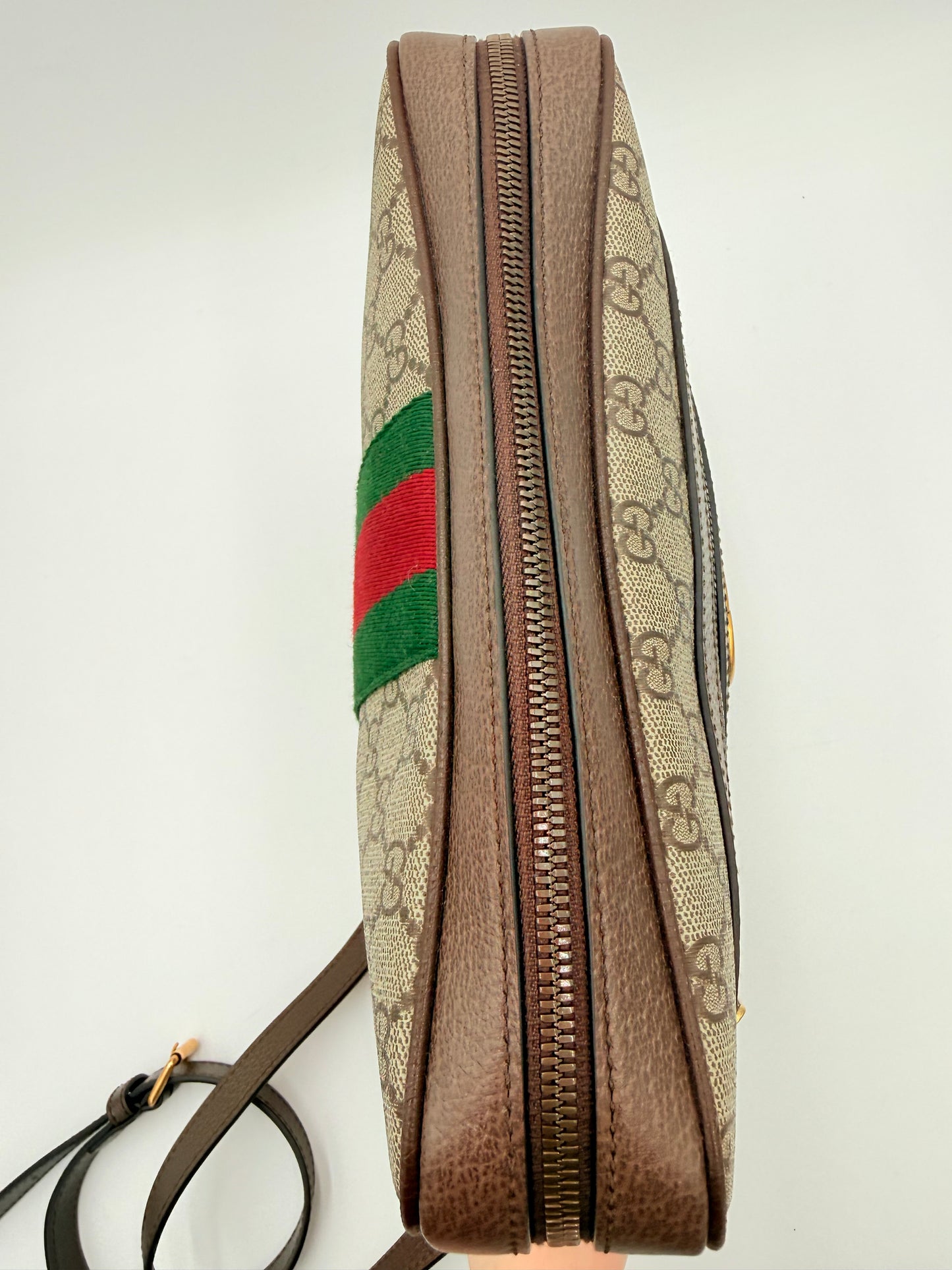 Crossbody Luxury Designer By Gucci In Tan, Size:Large