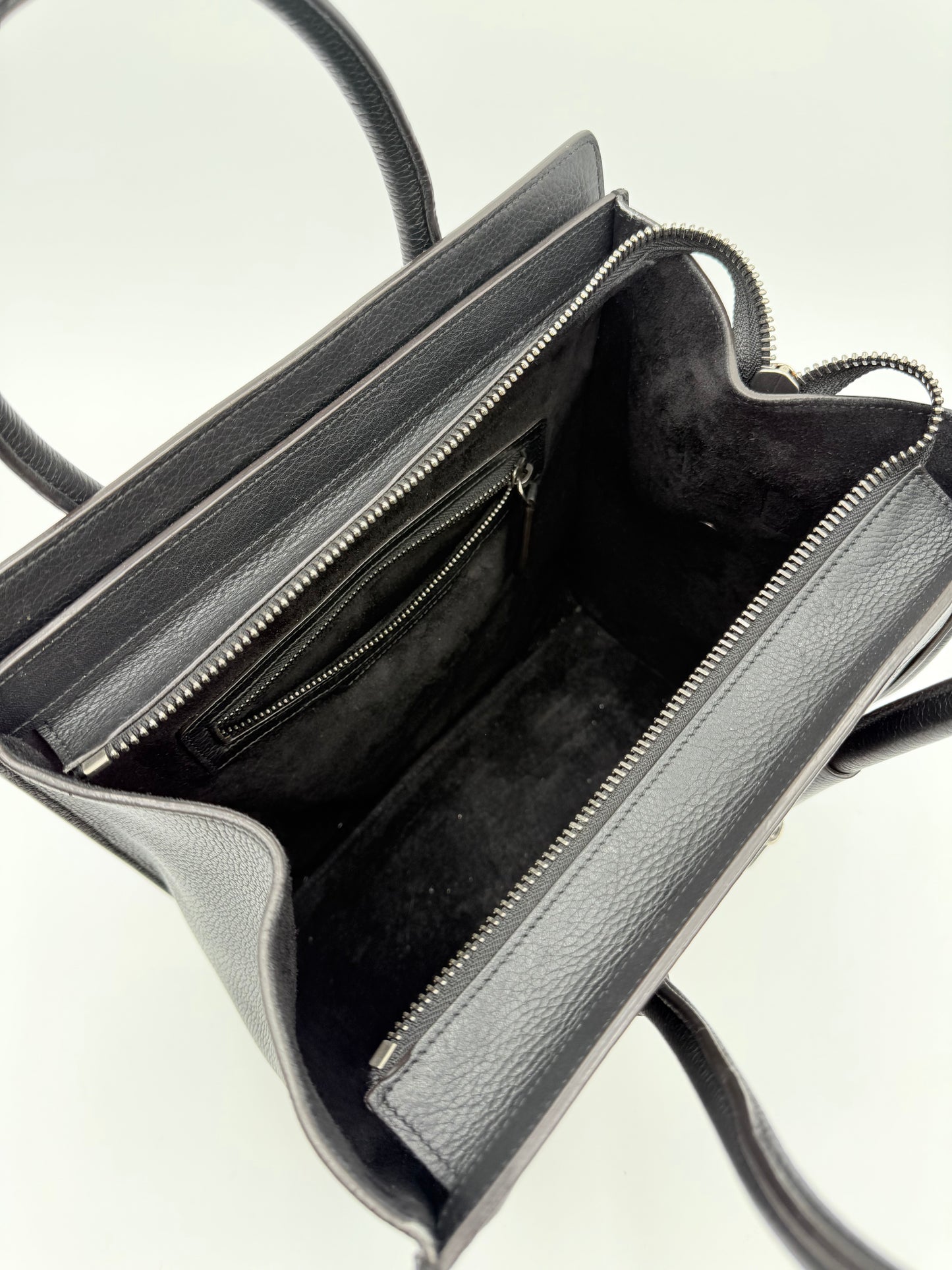 Handbag Luxury Designer By Celine In Black, Size:Medium