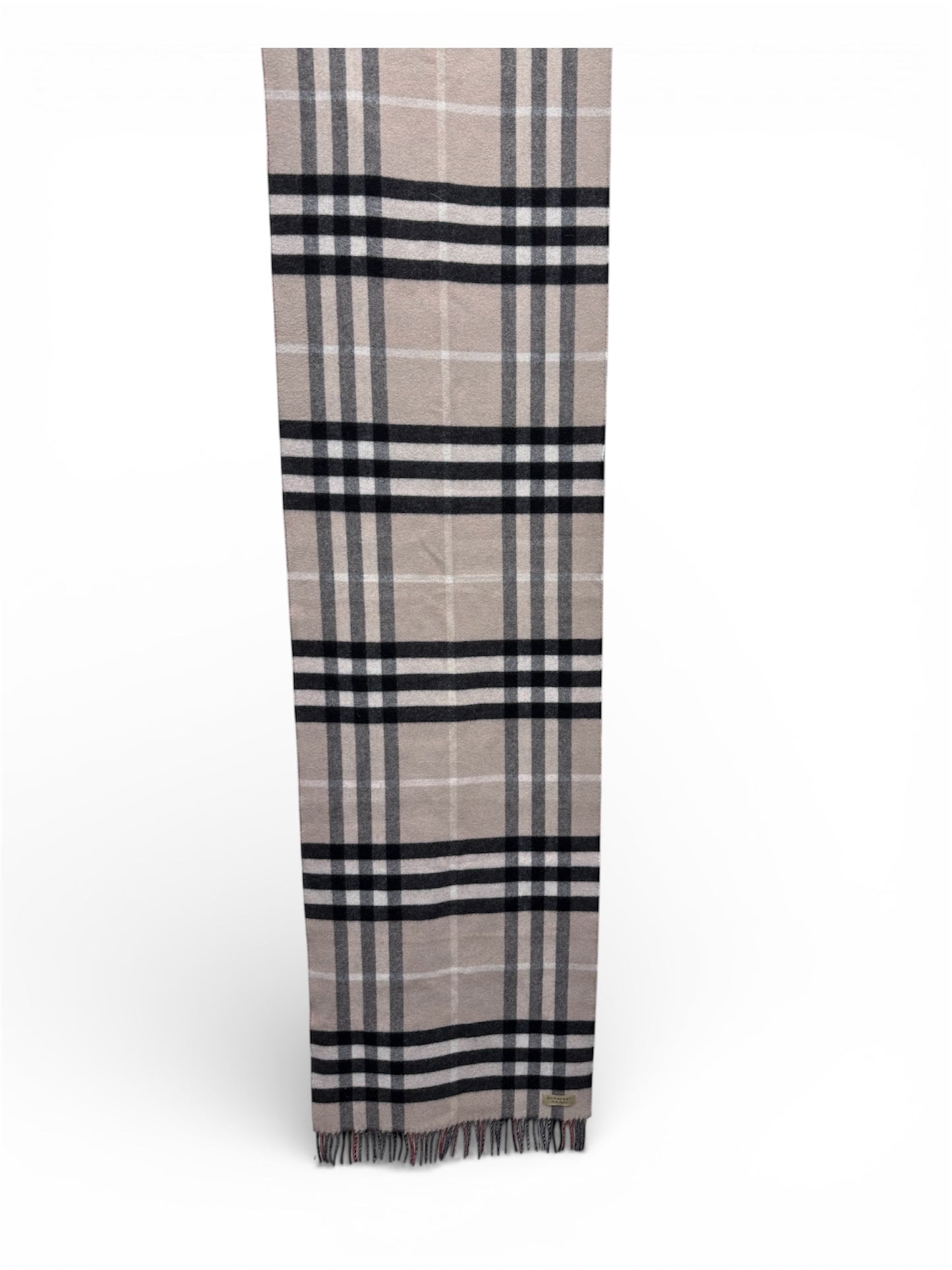 Scarf Luxury Designer By Burberry In Blue & Red