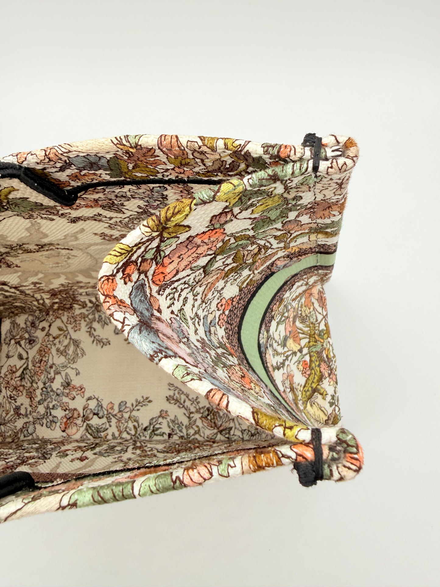 Tote Luxury Designer By Dior In Multi, Size:Large