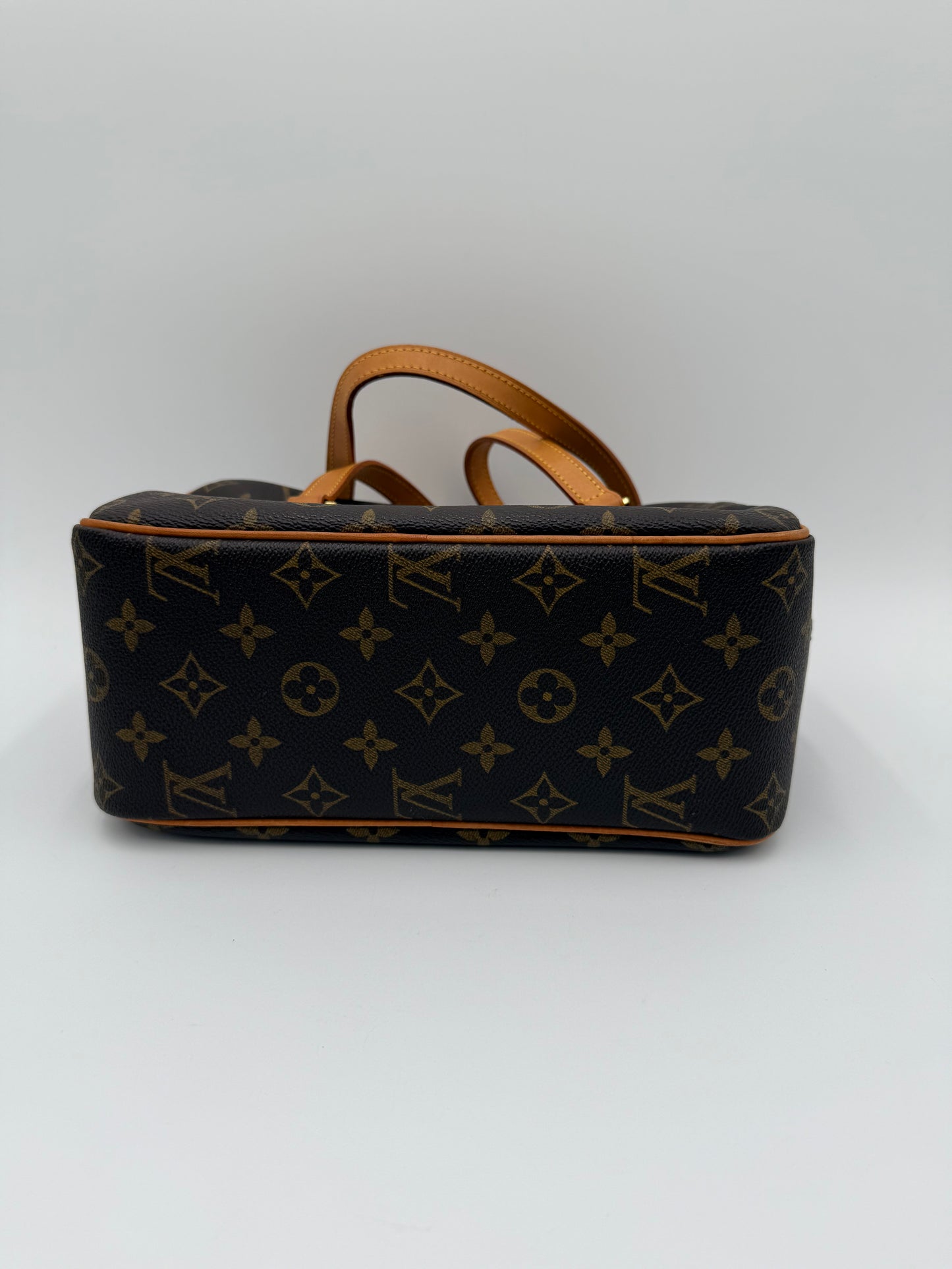 Handbag Luxury Designer By Louis Vuitton In Brown, Size:Medium