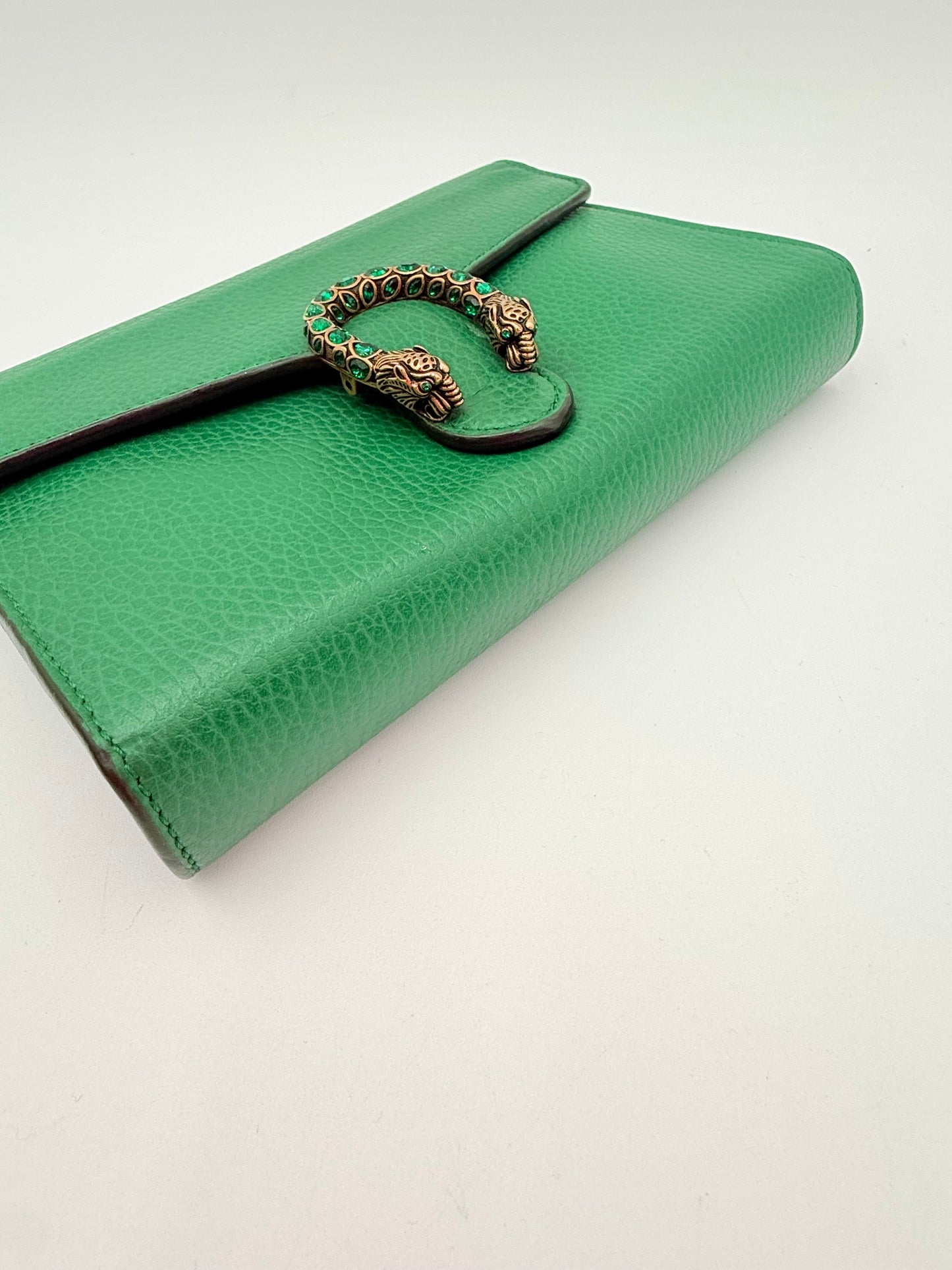 Crossbody Luxury Designer By Gucci In Green, Size:Medium