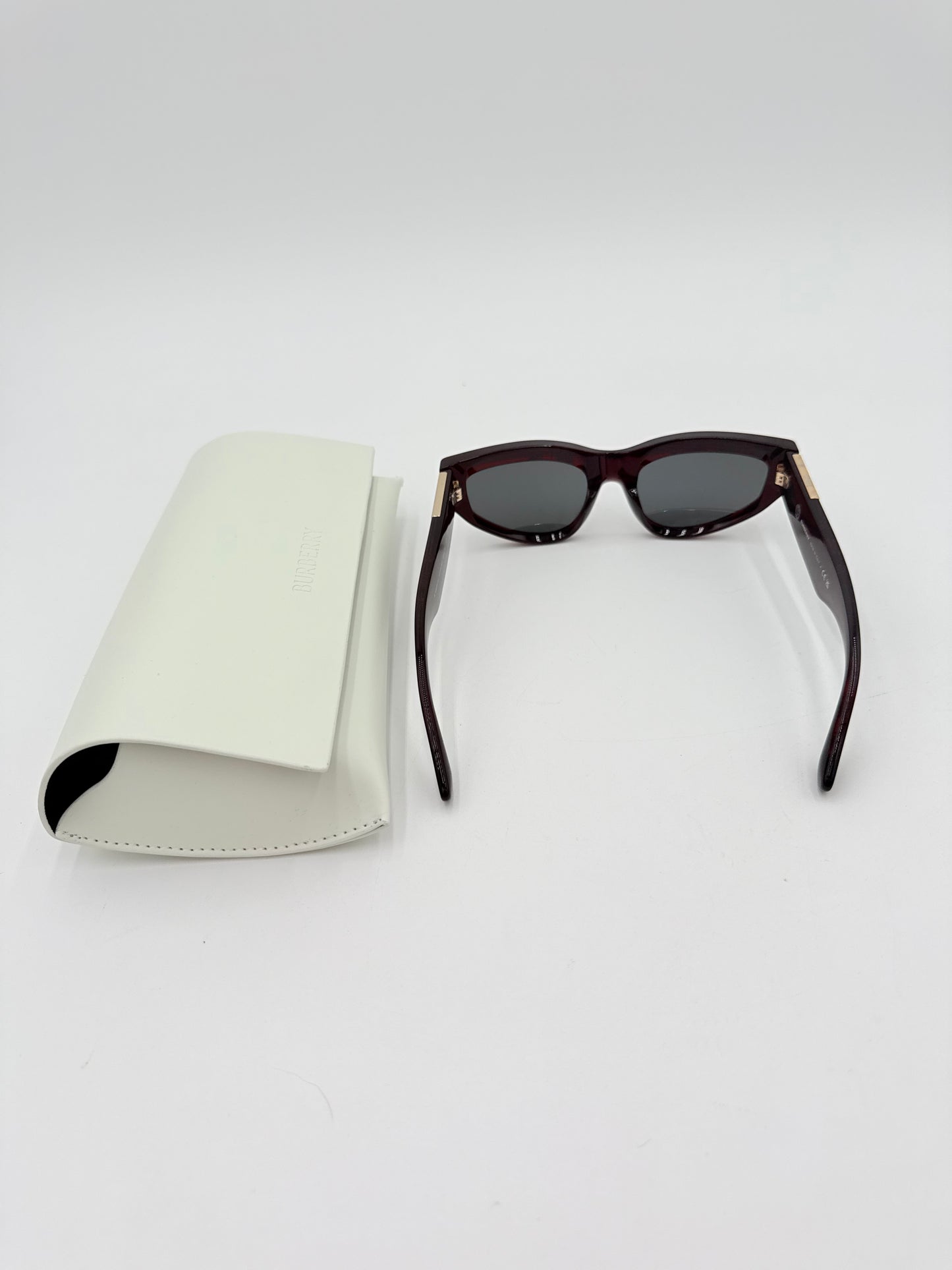Sunglasses Luxury Designer By Burberry In Maroon