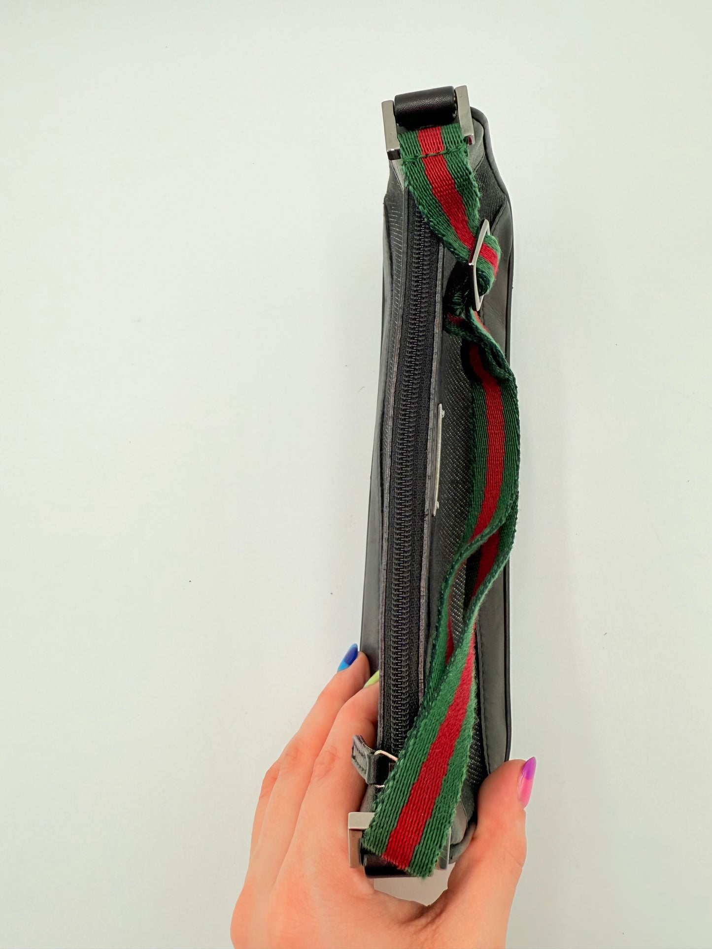 Handbag Luxury Designer By Gucci In Black, Size:Small