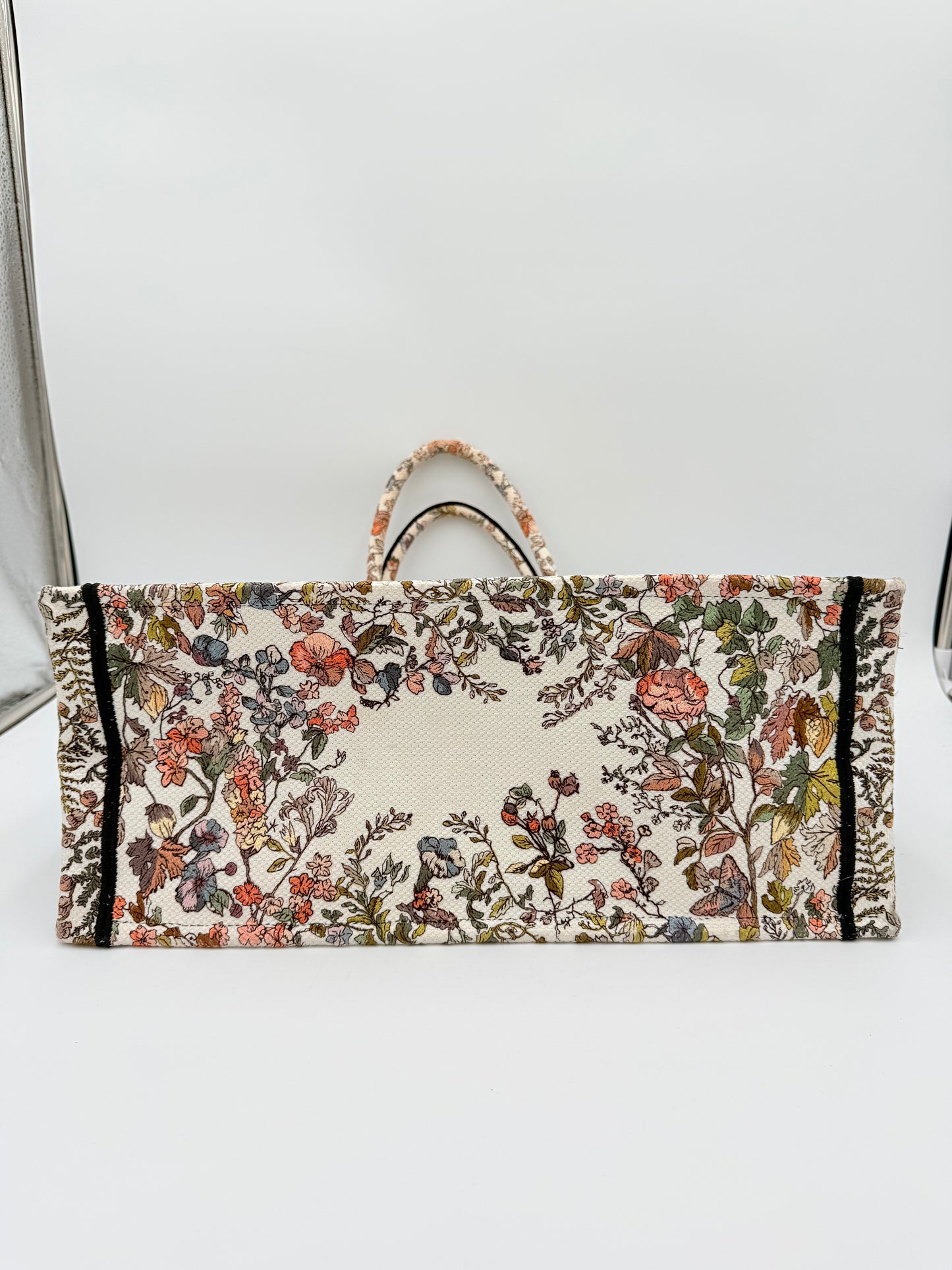 Tote Luxury Designer By Dior In Multi, Size:Large