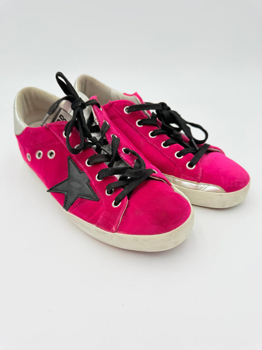 Shoes Luxury Designer By Golden Goose In Pink, Size:6.5