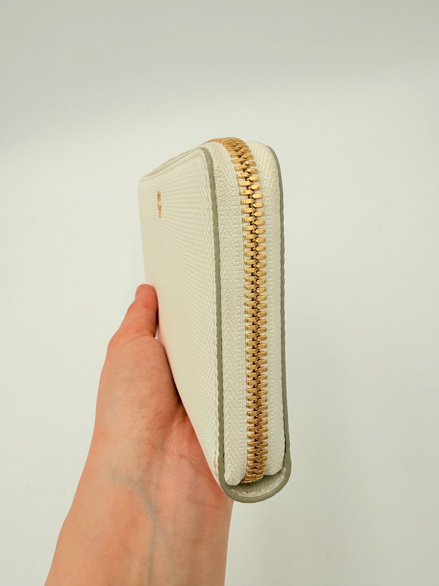 Wallet Luxury Designer By Mcm In White, Size:Large