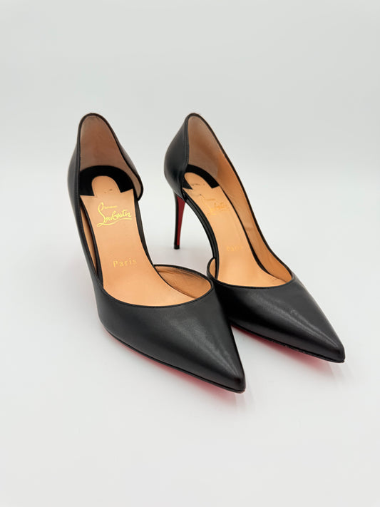 Shoes Luxury Designer By Christian Louboutin In Black, Size:9
