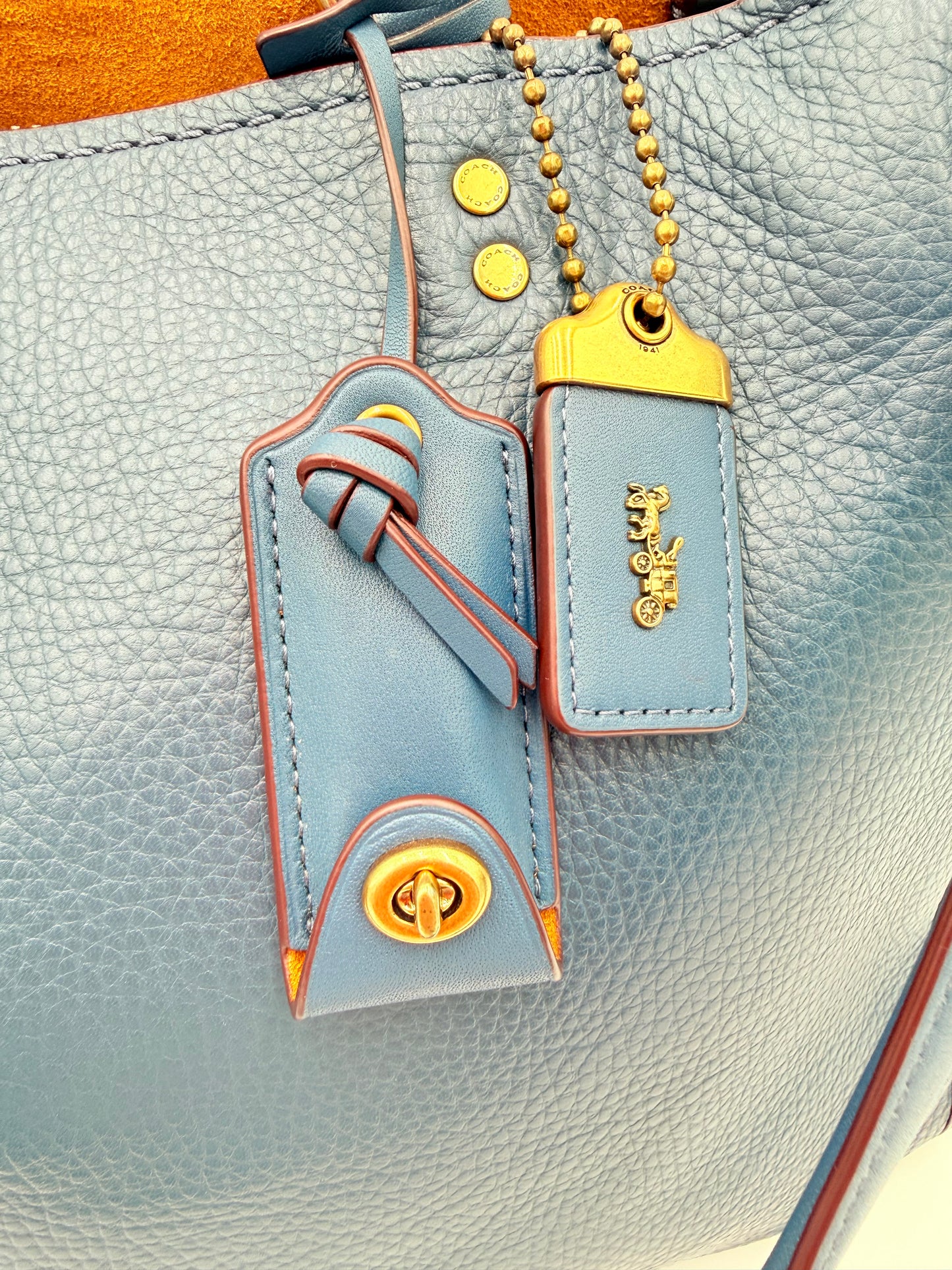 Handbag Designer By Coach, Size: Medium