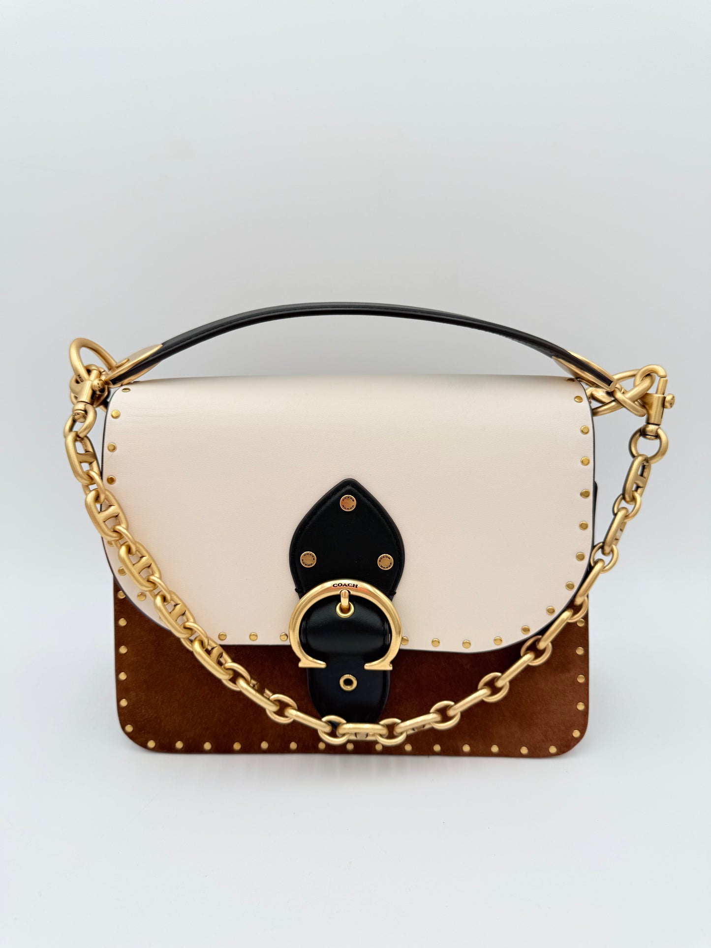 Crossbody Designer By Coach, Size: Medium