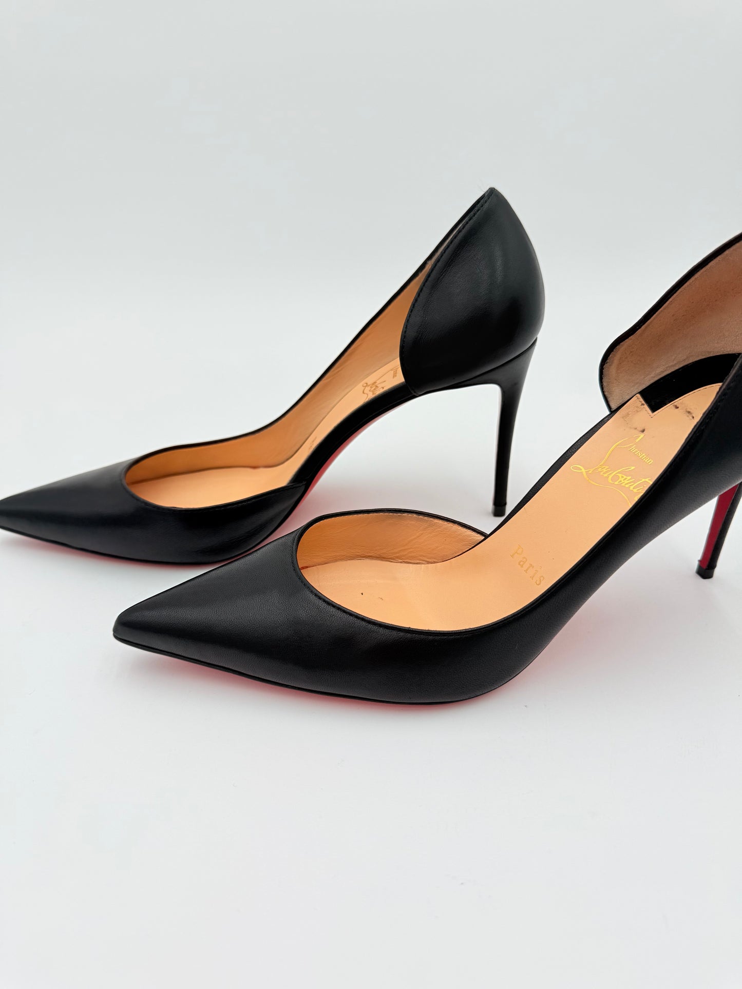 Shoes Luxury Designer By Christian Louboutin In Black, Size:9