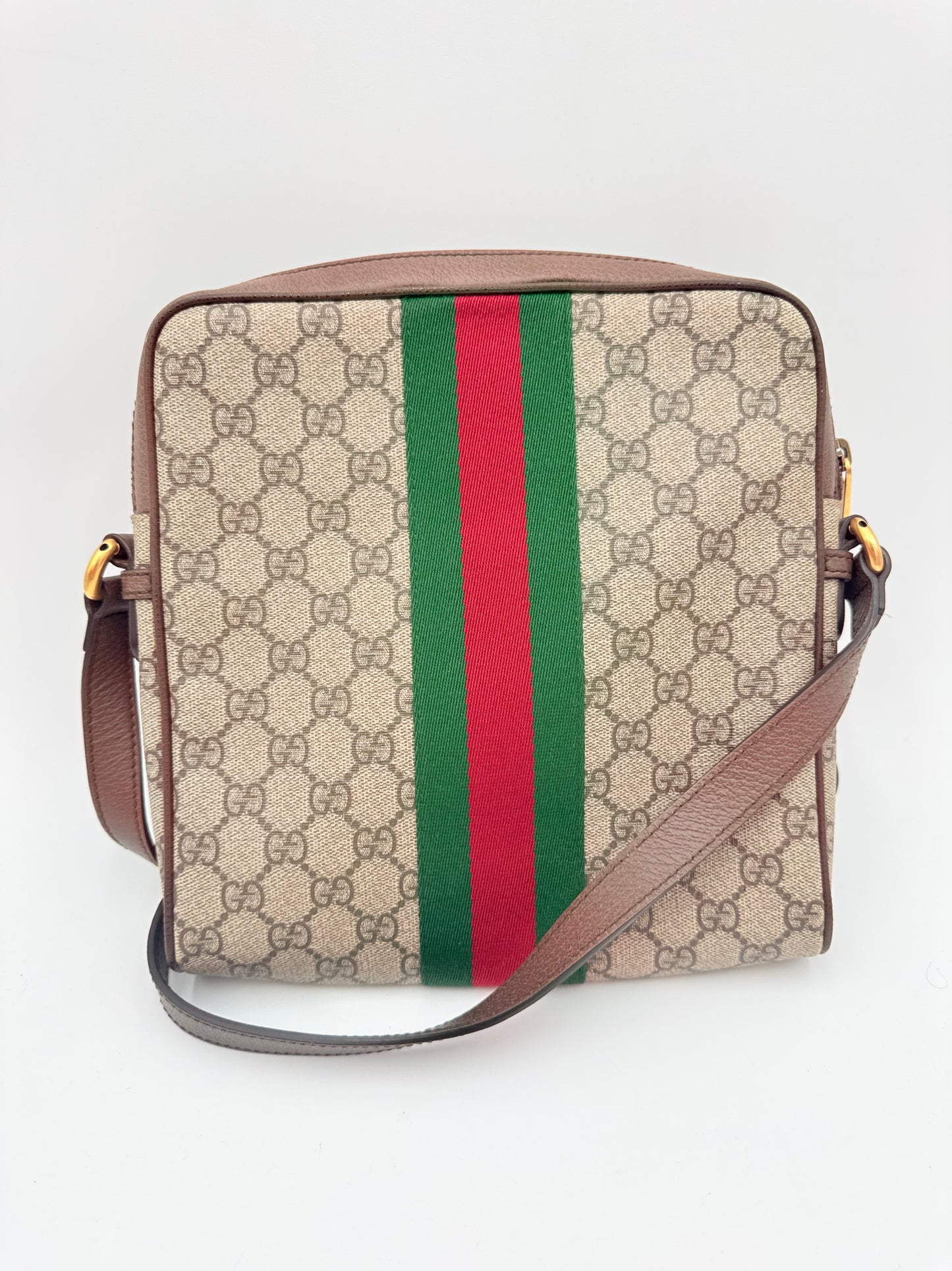 Crossbody Luxury Designer By Gucci In Multi, Size:Medium