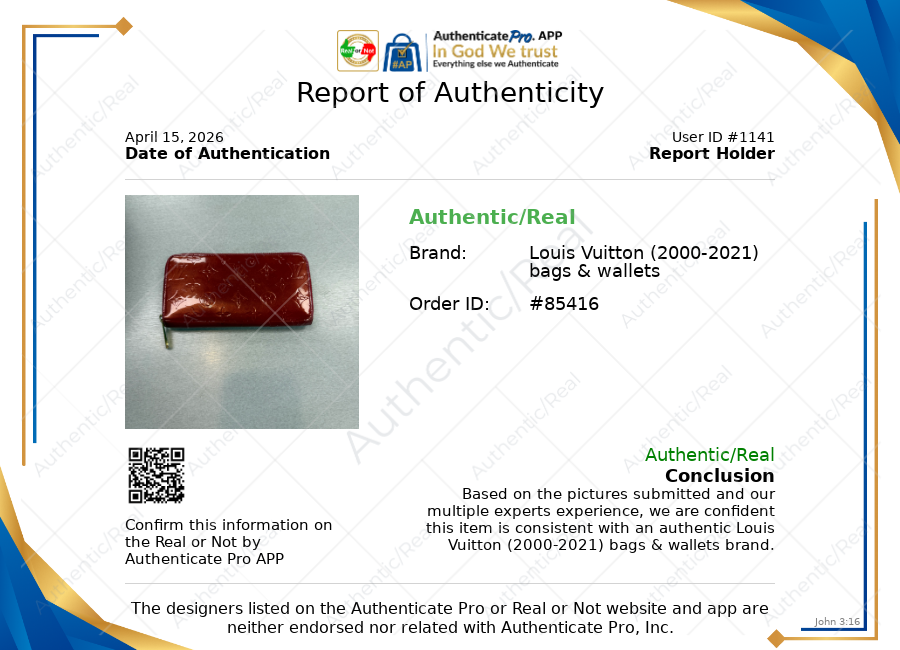 Wallet Luxury Designer By Louis Vuitton In Red, Size:Large