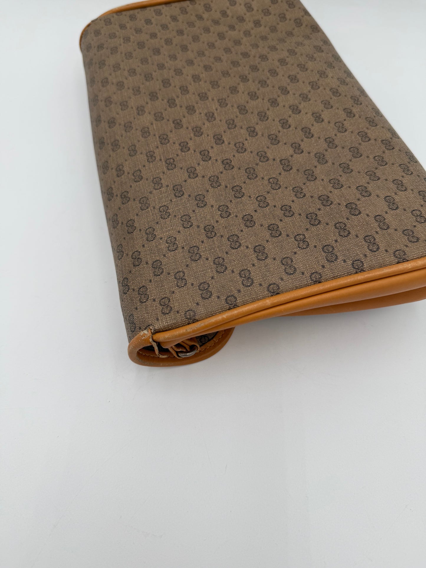 Crossbody Luxury Designer By Gucci In Brown & Tan, Size:Medium