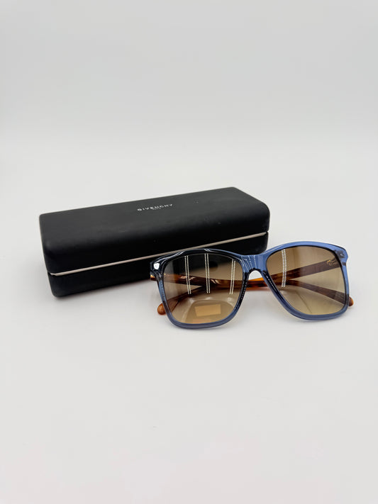 Sunglasses Luxury Designer By Givenchy In Blue & Brown