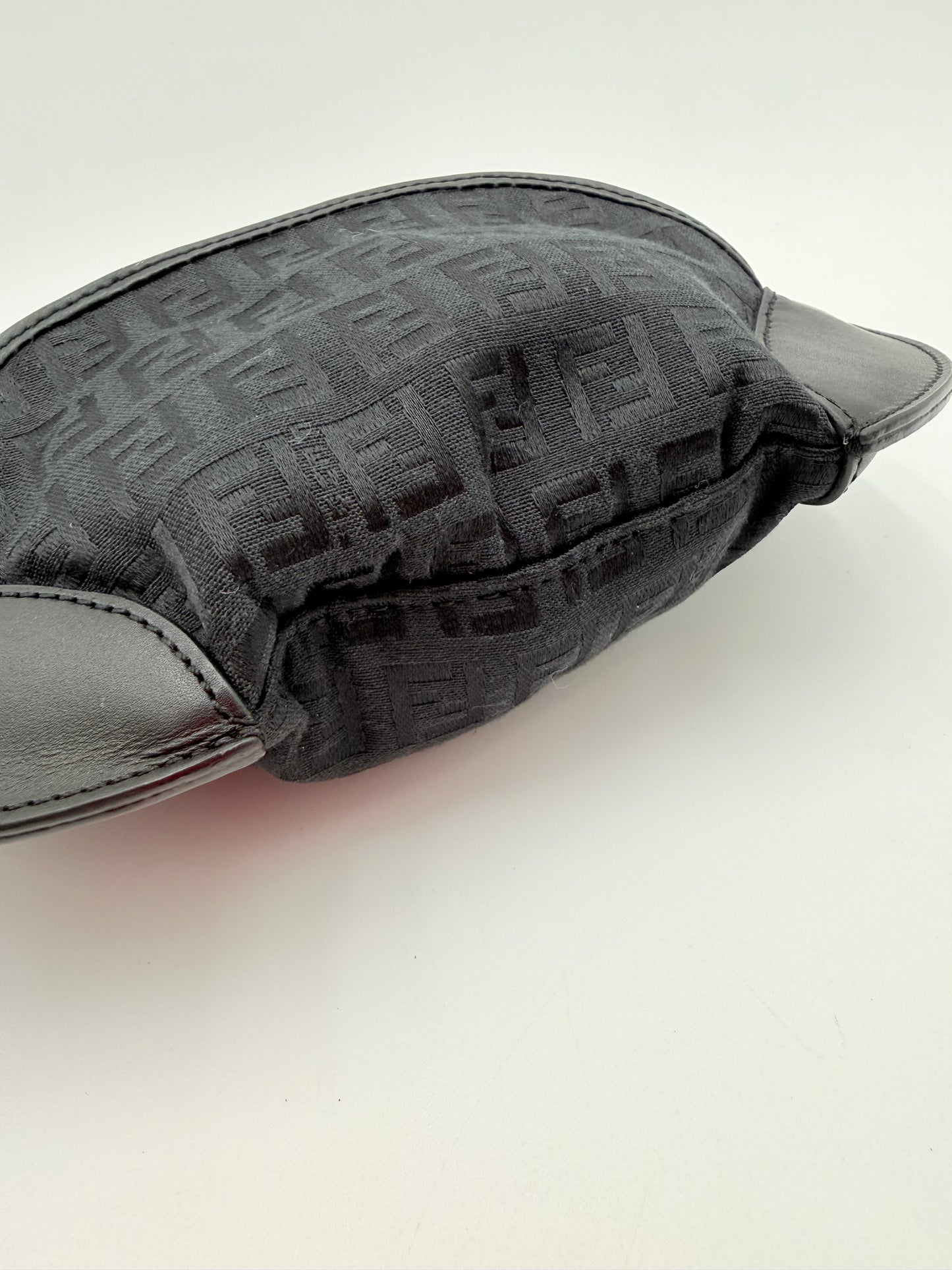Handbag Luxury Designer By Fendi In Black, Size:Small