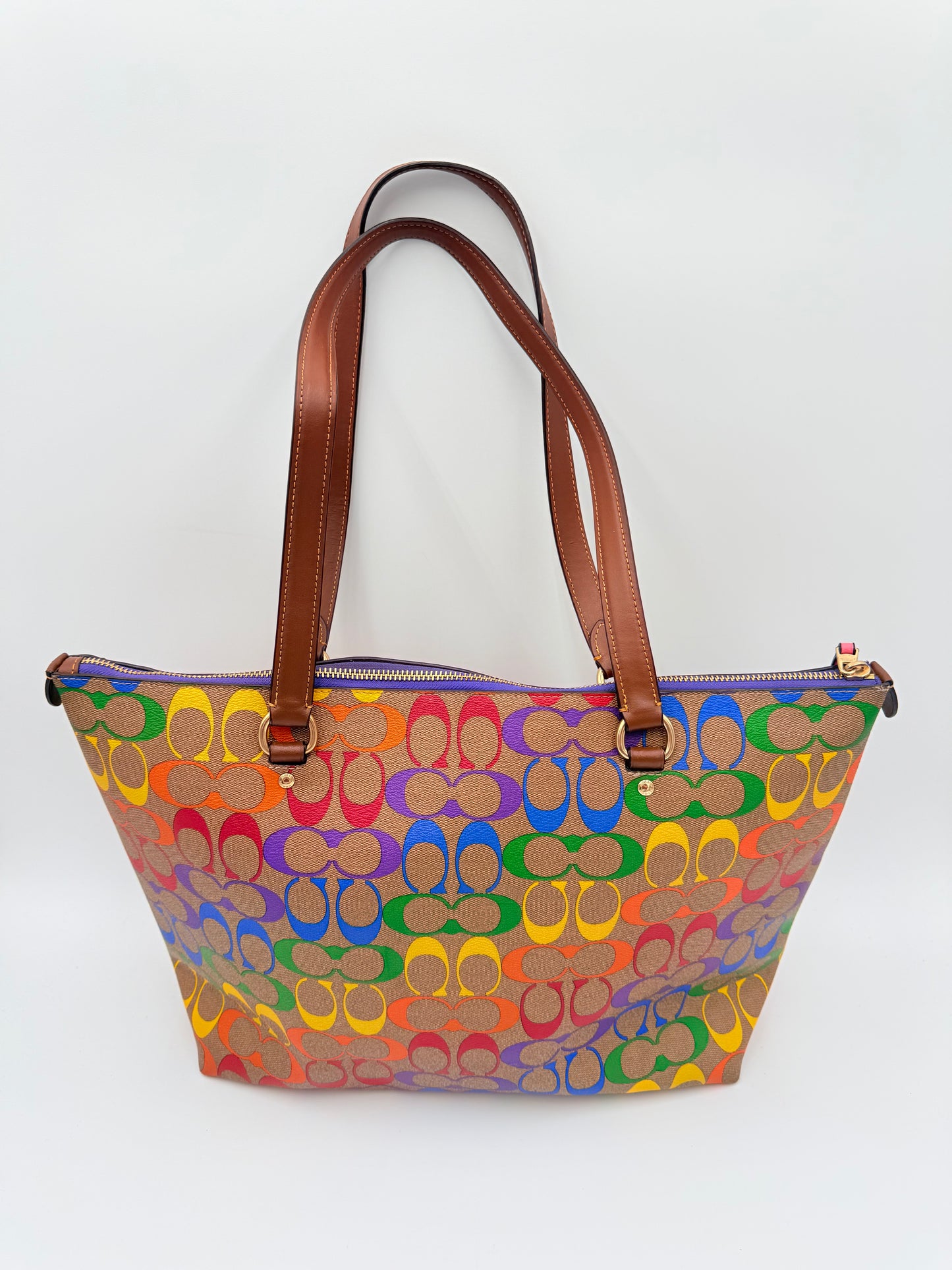Handbag Designer By Coach, Size: Large