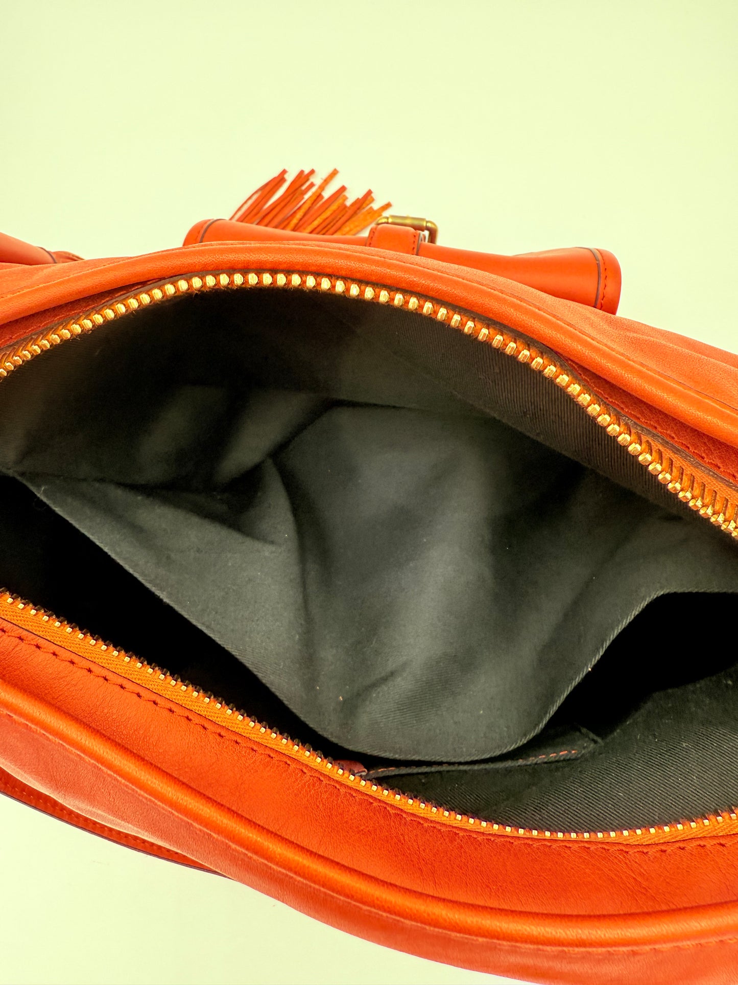 Handbag Luxury Designer By Chloe In Orange, Size:Large