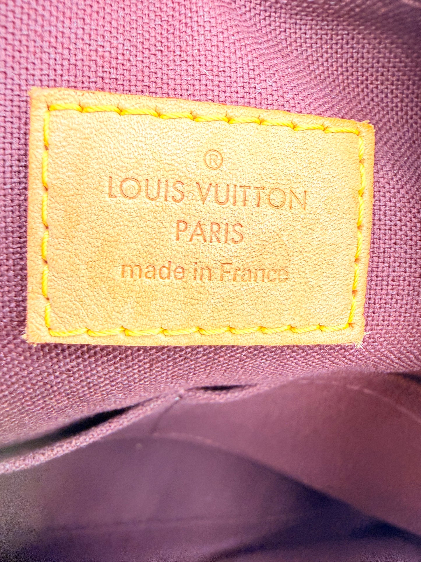 Handbag Luxury Designer By Louis Vuitton In Brown, Size:Medium