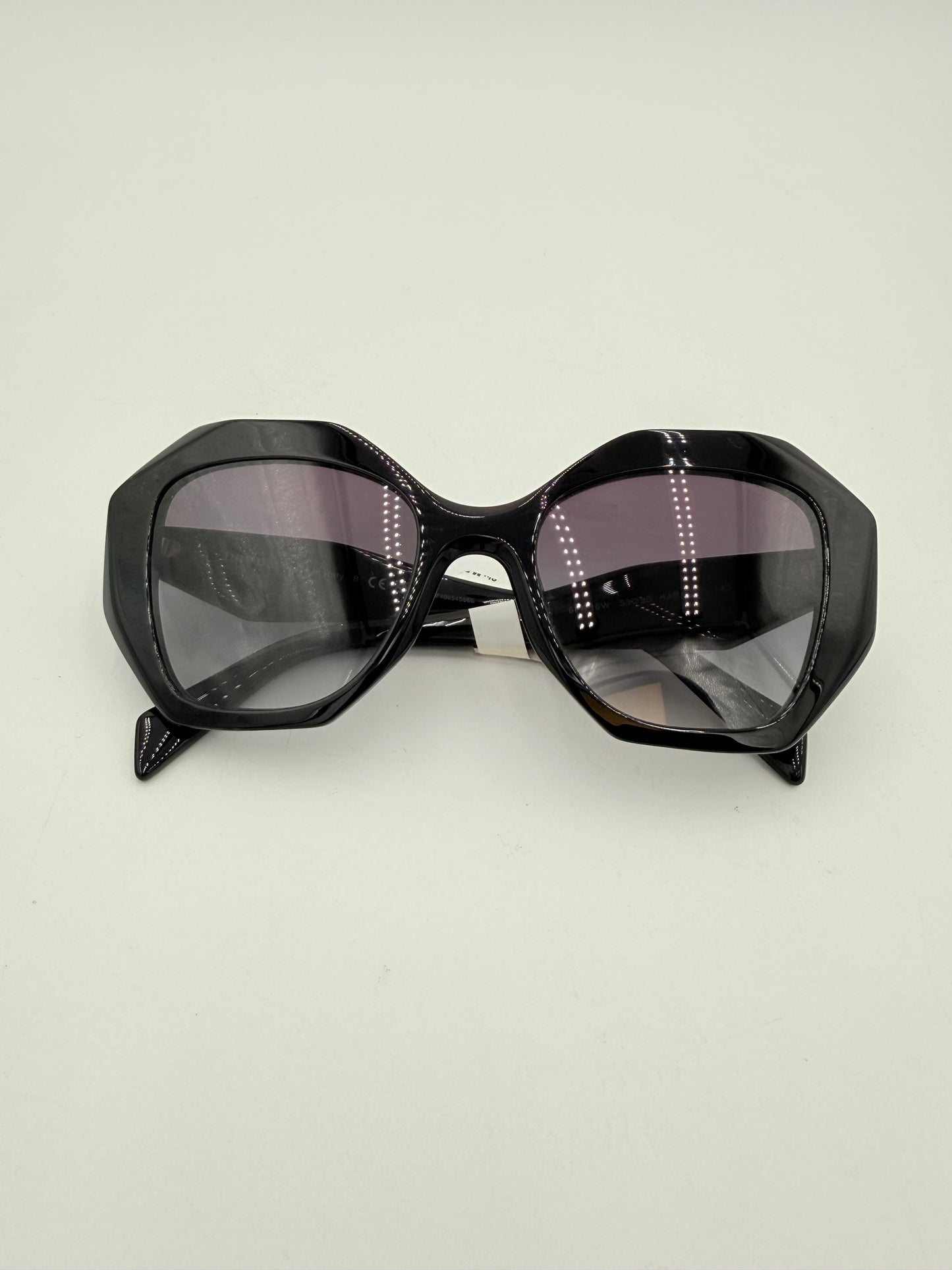 Sunglasses Luxury Designer By Prada In Black, Size: