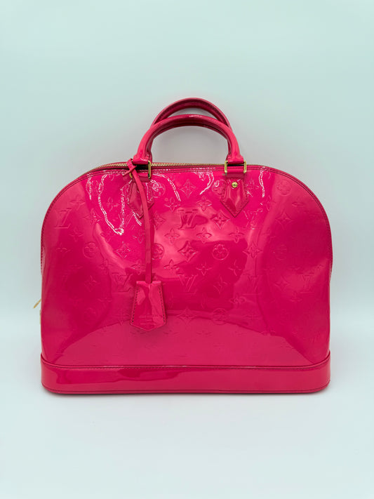 Handbag Luxury Designer By Louis Vuitton In Pink, Size:Large