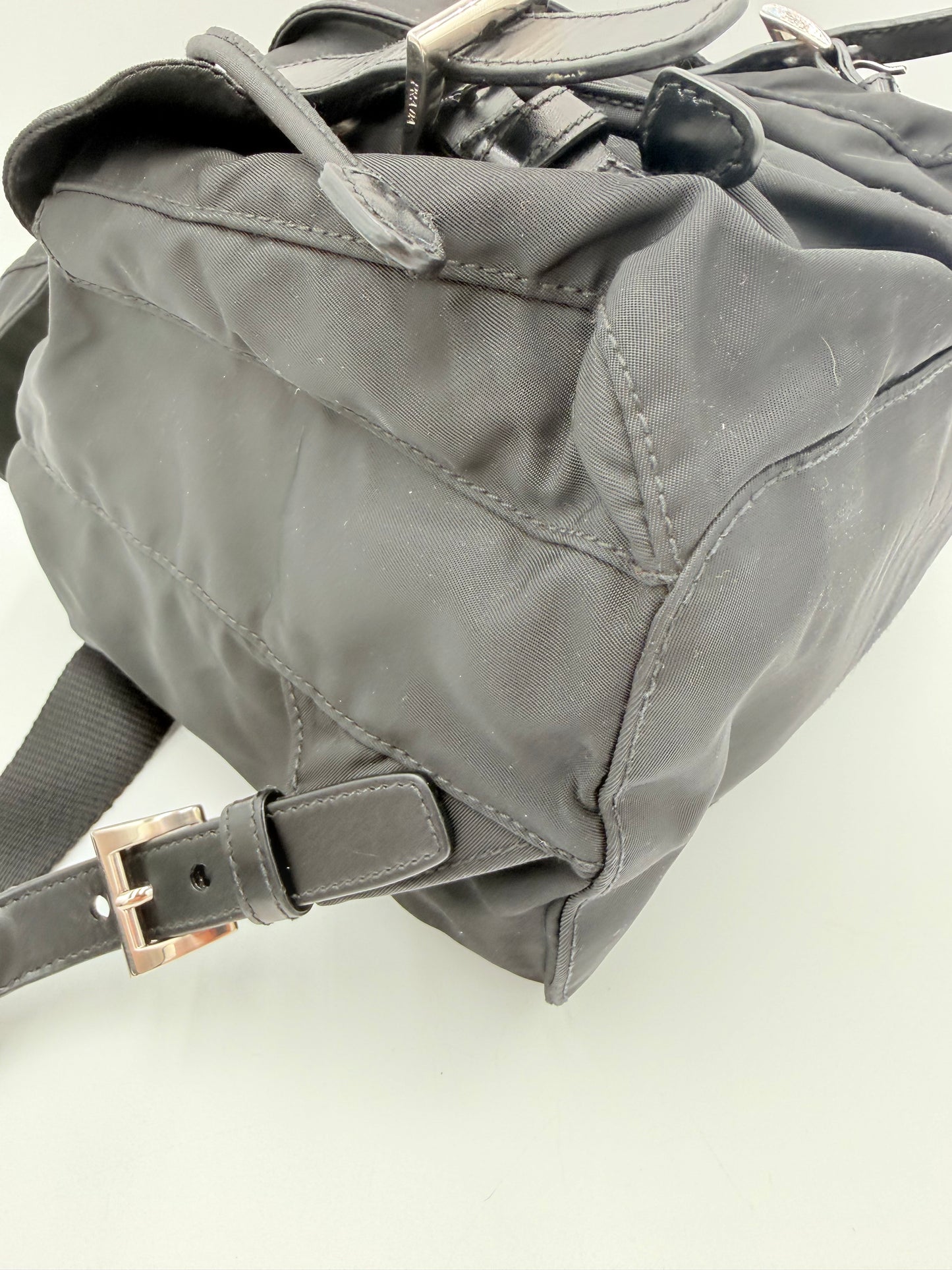 Backpack Luxury Designer By Prada In Black, Size:Small