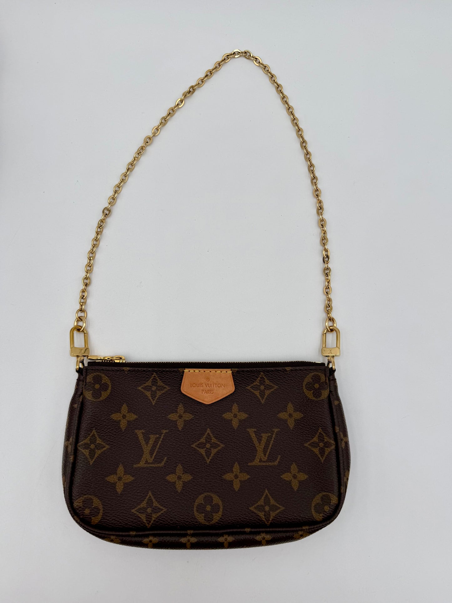 Crossbody Luxury Designer By Louis Vuitton In Brown & Pink, Size:Medium