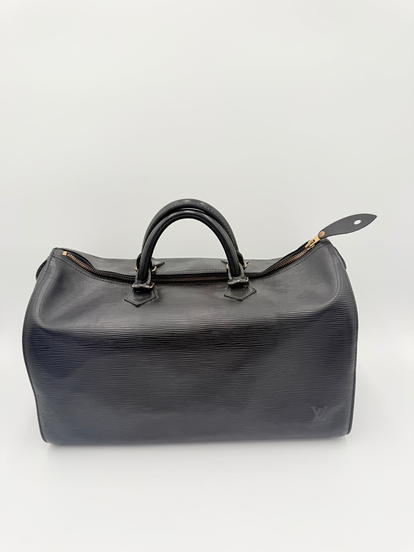 Handbag Luxury Designer By Louis Vuitton In Black, Size:Large