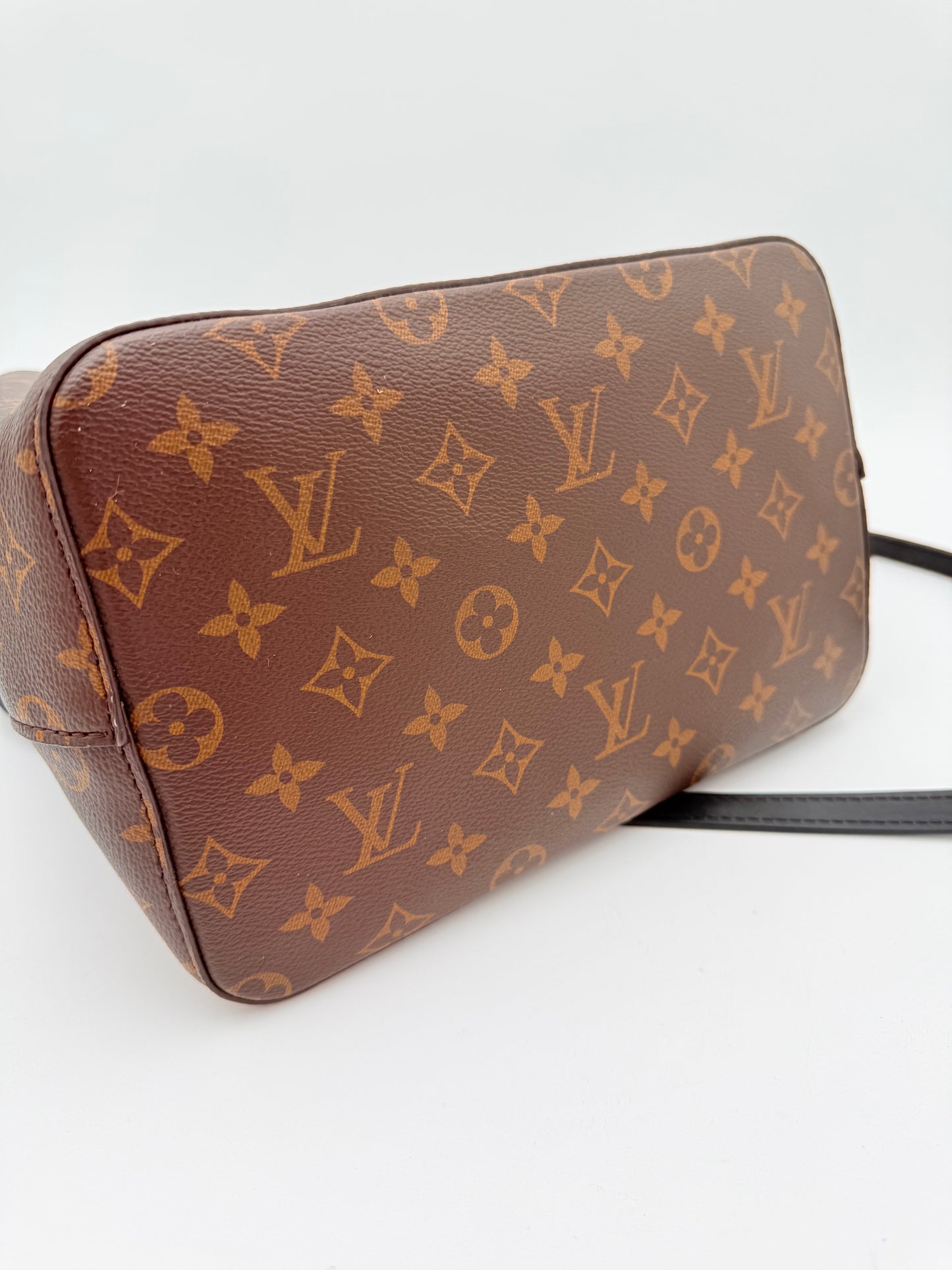Crossbody Luxury Designer By Louis Vuitton In Black & Brown, Size:Medium