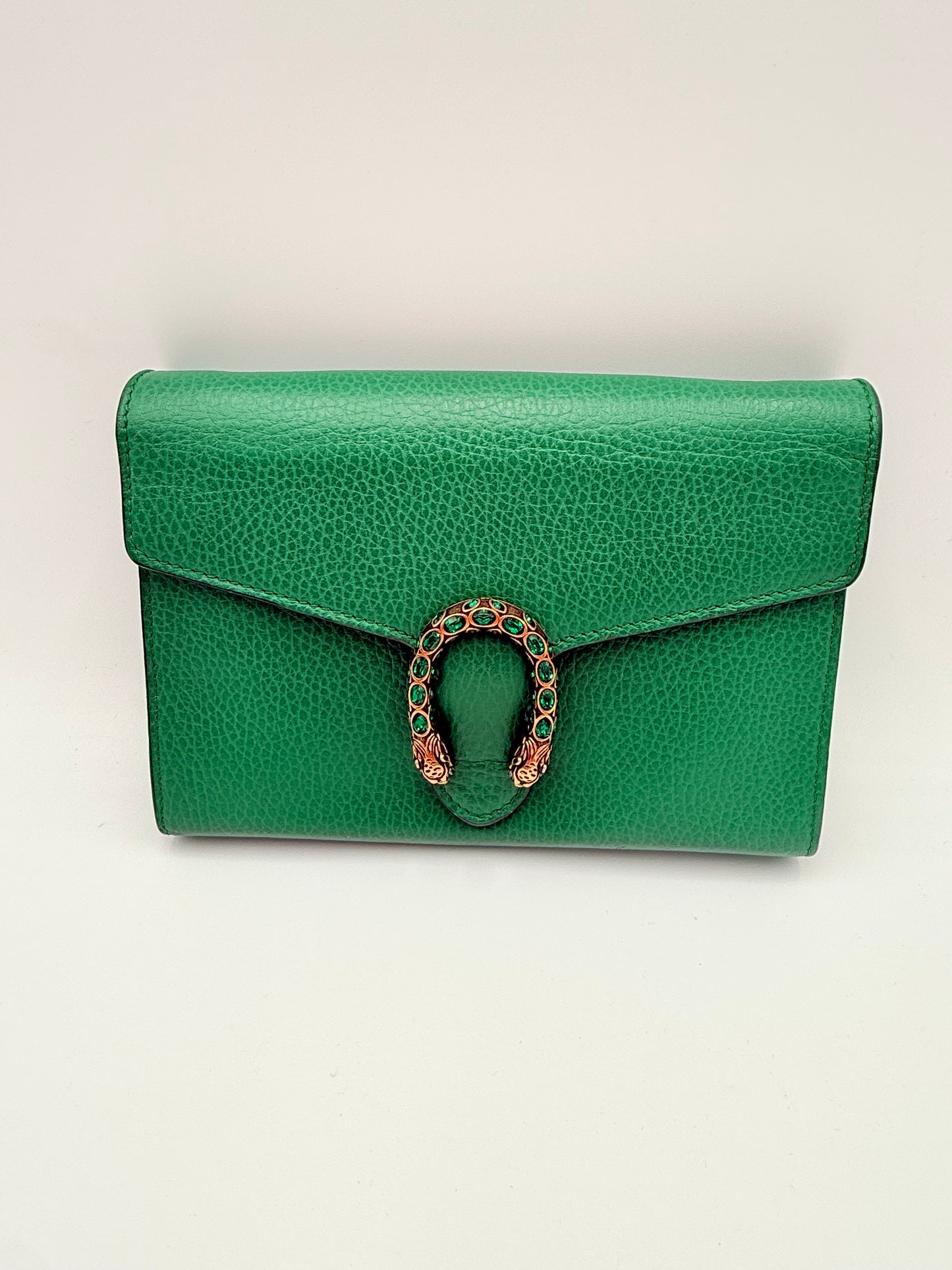 Crossbody Luxury Designer By Gucci In Green, Size:Medium