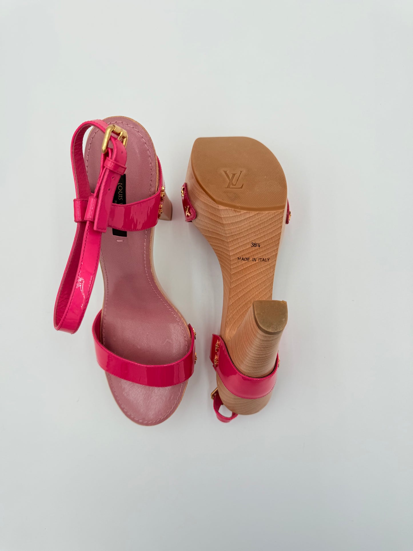 Shoes Luxury Designer By Louis Vuitton In Pink, Size:8