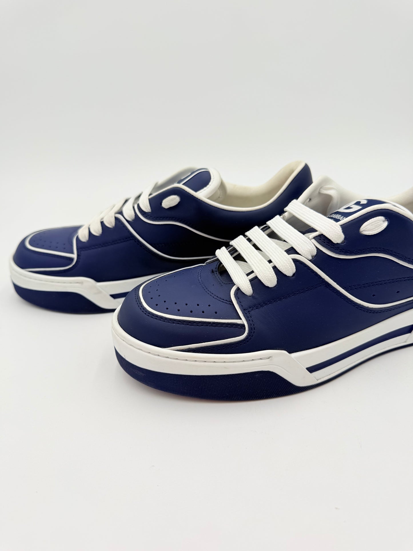 Shoes Luxury Designer By Dolce And Gabbana In Blue, Size:9.5