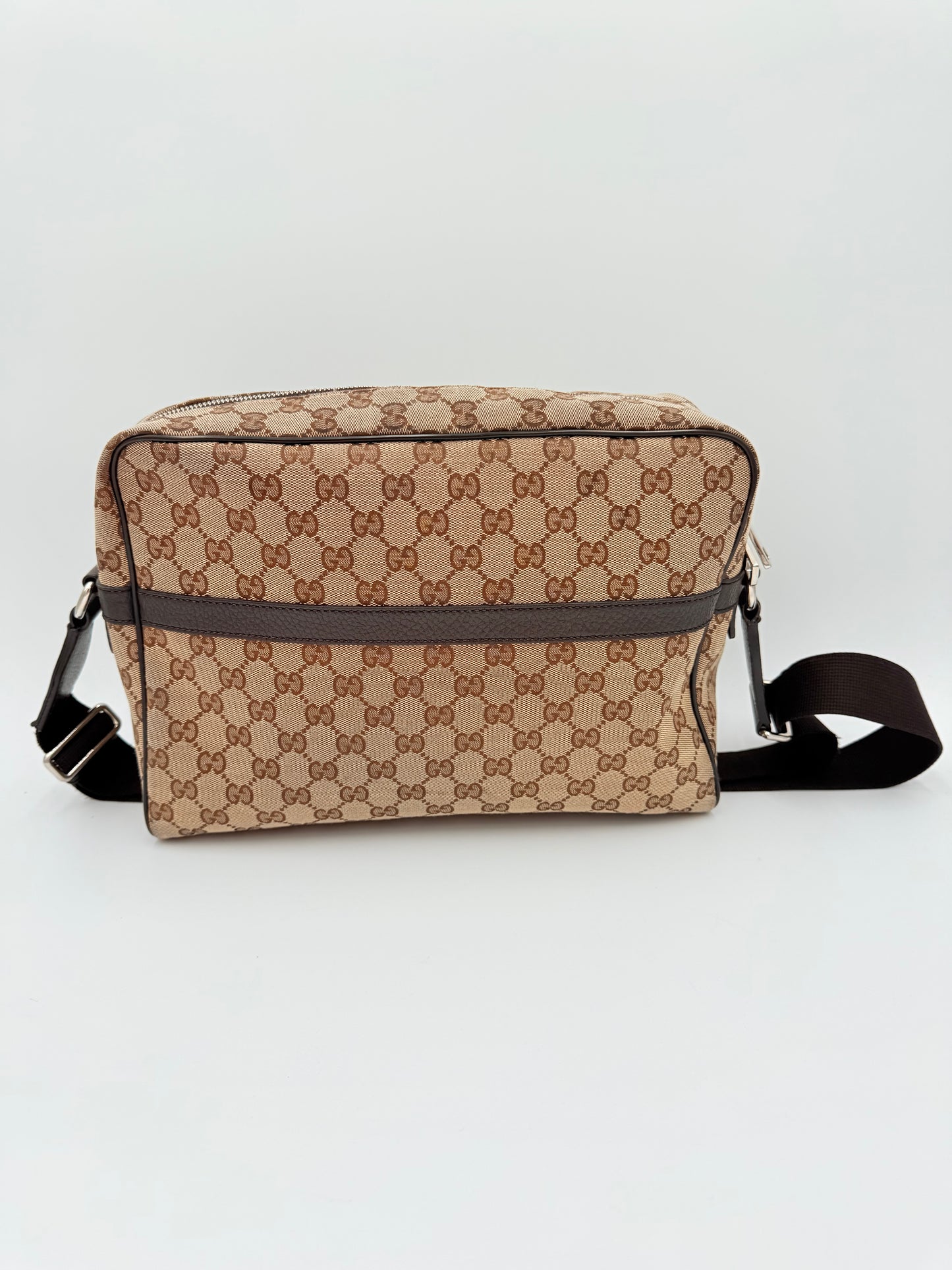 Crossbody Luxury Designer By Gucci In Tan, Size:Medium