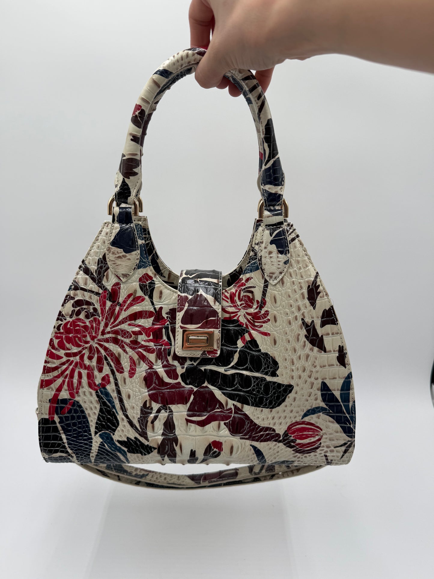 Handbag Designer By Brahmin, Size: Small