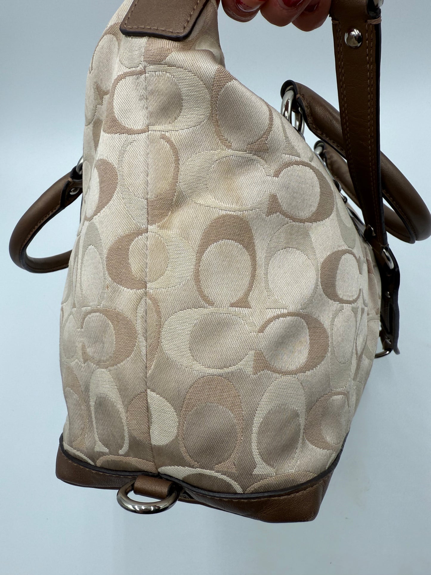 Handbag Designer By Coach, Size: Medium