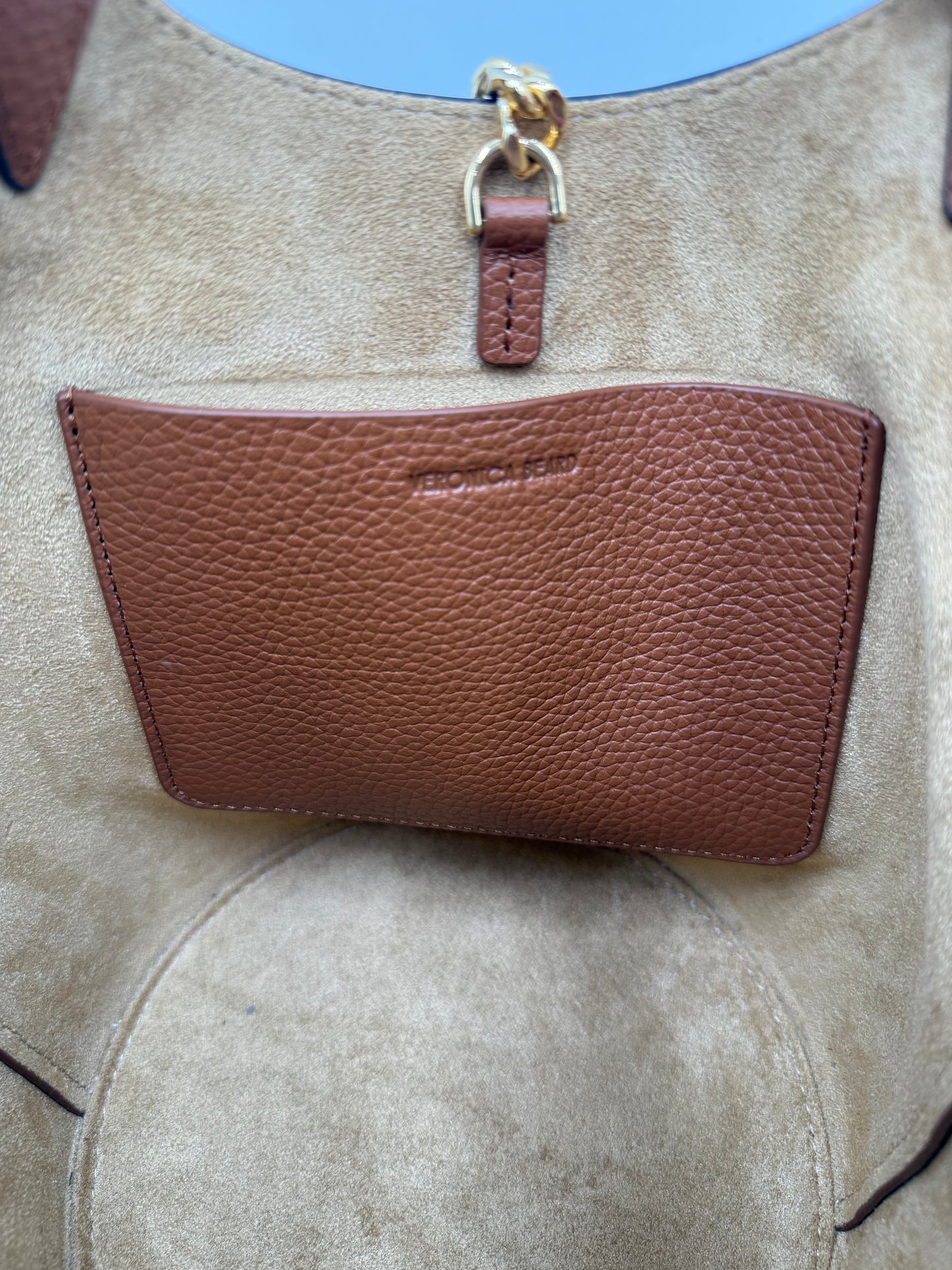 Crossbody Leather By Veronica Beard, Size: Small
