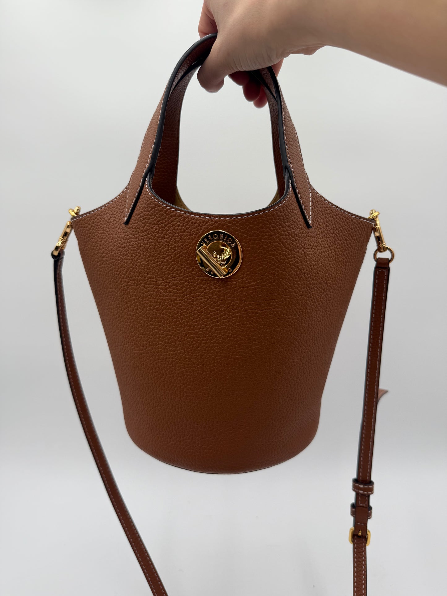 Crossbody Leather By Veronica Beard, Size: Small