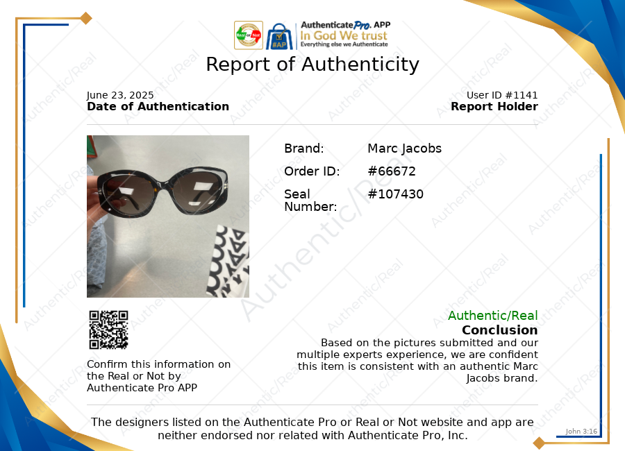 Sunglasses Designer By Marc Jacobs