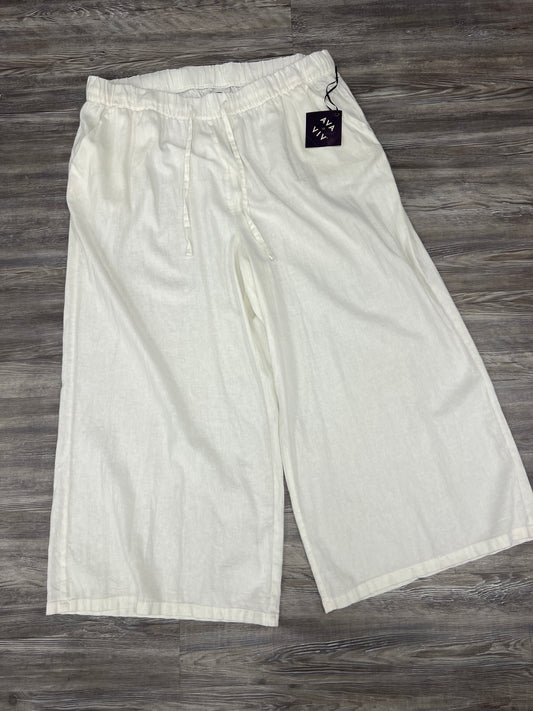 Pants Linen By Ava & Viv Size: 2X
