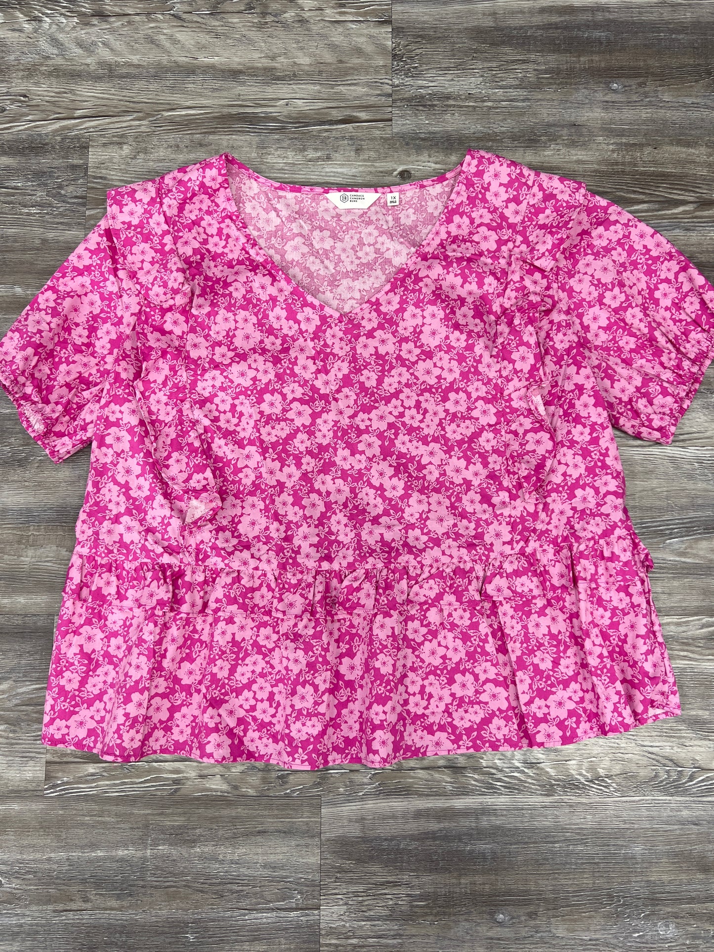 Top Short Sleeve By Candace Cameron Bure Size: 1X