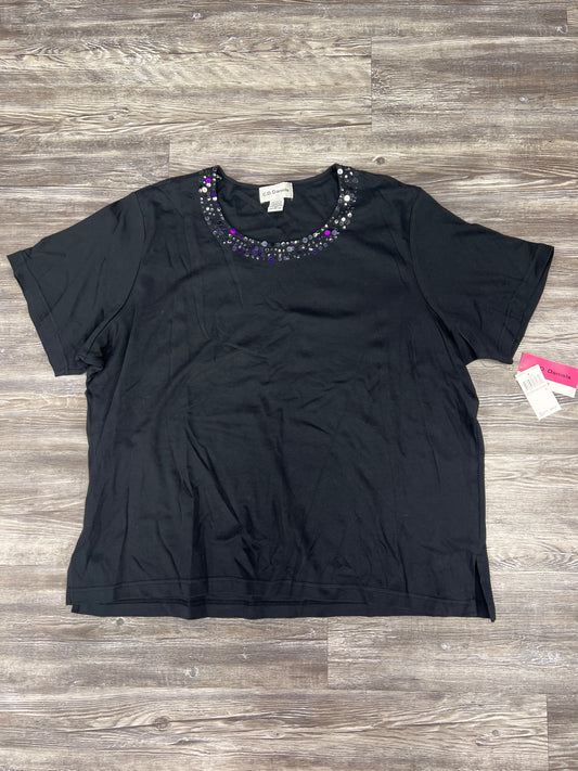 Top Short Sleeve Basic By Cathy Daniels Size: 3x