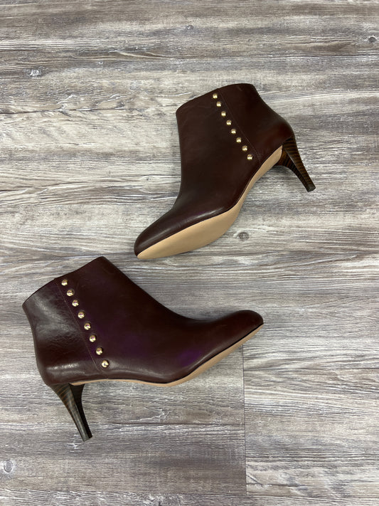Boots Ankle Heels By Coach Size: 9